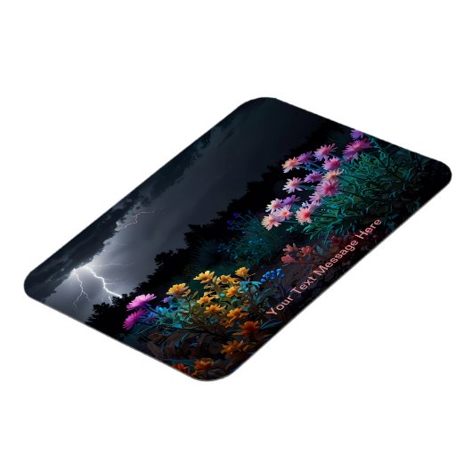 Magnet Flexible Fleur au milieu de la tempête (Côté Gauche)