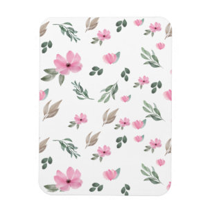 Magnet Flexible Fleur botanique vintage