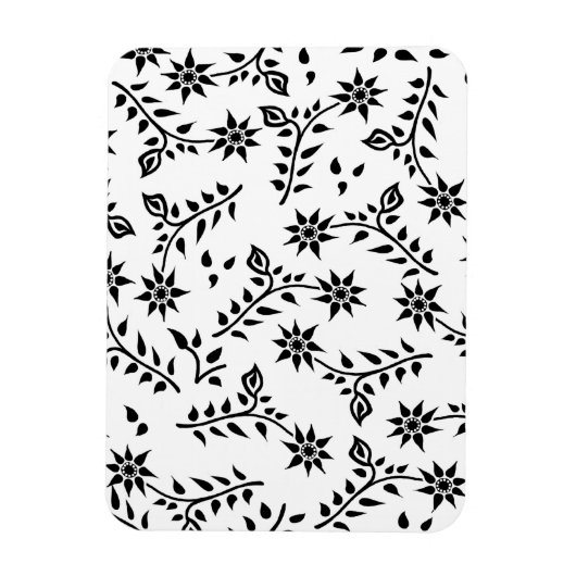 Magnet Flexible Fleur, Boule et feuille (Vertical)