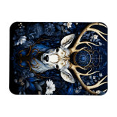 Magnet Flexible Fleur céleste gothique de cerf de minuit  (Horizontal)