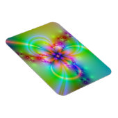 Magnet Flexible Fleur Colorée Avec Rubans (Côté Droit)
