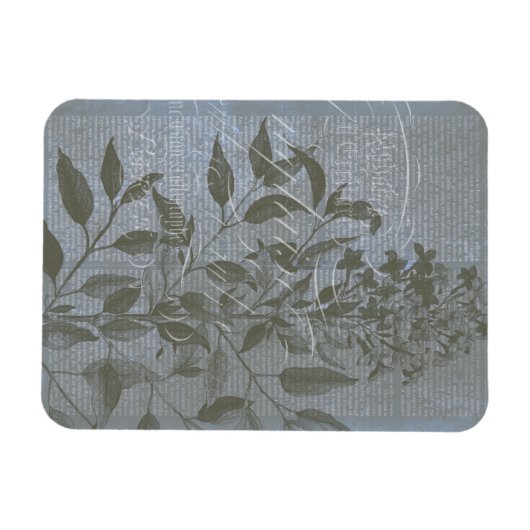 Magnet Flexible Fleur de Bleu I (Horizontal)