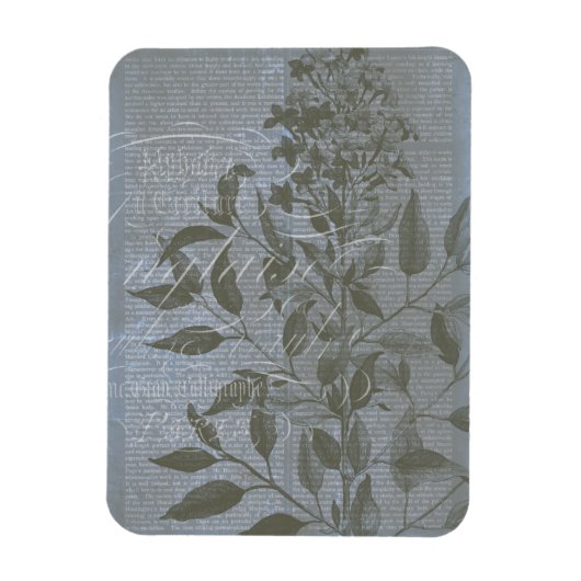 Magnet Flexible Fleur de Bleu I (Vertical)