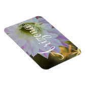 Magnet Flexible Fleur de cactus violet et blanc, Arizona (Côté Droit)