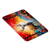 Magnet Flexible Fleur de coucher de soleil doré Forêt d'automne Ce (Côté Droit)