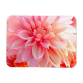 Magnet Flexible Fleur de dahlia brune de Pêche (Horizontal)