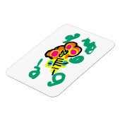 Magnet Flexible Fleur de miel d'abeille (Côté Gauche)