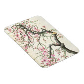 Magnet Flexible Fleur de pêche (couleur sur papier) (Côté Droit)
