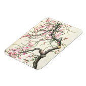 Magnet Flexible Fleur de pêche (couleur sur papier) (Côté Gauche)