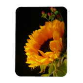 Magnet Flexible Fleur de soleil jaune (Vertical)