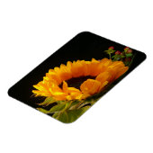 Magnet Flexible Fleur de soleil jaune (Côté Gauche)