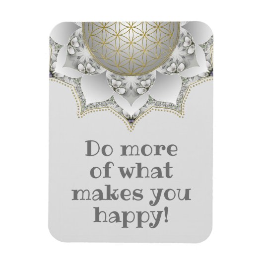 Magnet Flexible Fleur De Vie - Blossoms Mandala 1 (Vertical)