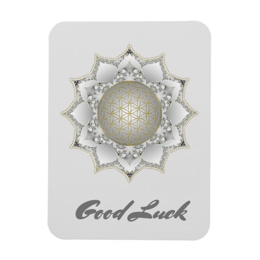 Magnet Flexible Fleur De Vie - Blossoms Mandala 1 (Vertical)