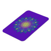 Magnet Flexible Fleur De Vie - Mandala Indien 3 (Côté Gauche)