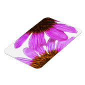 Magnet Flexible Fleur d'échinacée violette Abstraite (Côté Gauche)
