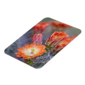 Magnet Flexible Fleur en Orange (Côté Gauche)
