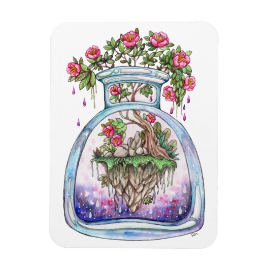 Magnet Flexible Fleur flottante (Vertical)