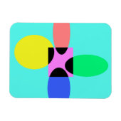 Magnet Flexible Fleur futuriste (Horizontal)