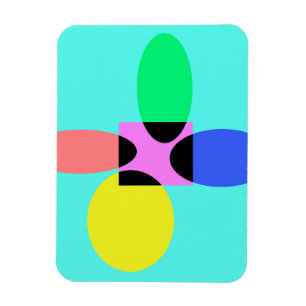 Magnet Flexible Fleur futuriste