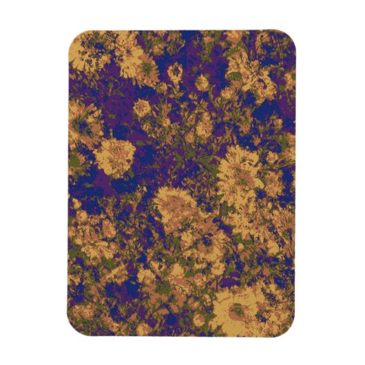 Magnet Flexible Fleur jaune (Vertical)