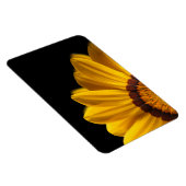 Magnet Flexible Fleur jaune sur arrière - plan noir (Côté Droit)