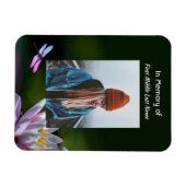 Magnet Flexible Fleur Lotus de la dragonfly Memorial Keepsaké (Horizontal)