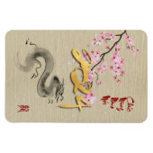 Magnet Flexible Fleur Nouvel An vietnamien du Dragon RcM (Horizontal)
