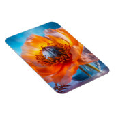 Magnet Flexible Fleur orange (Côté Droit)