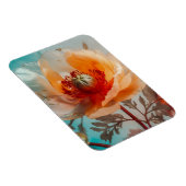 Magnet Flexible Fleur orange délicate (Côté Droit)