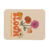 Magnet Flexible Fleur Où vous êtes planté (Horizontal)