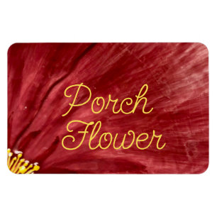 Magnet Flexible Fleur Porche / Original / Flexible