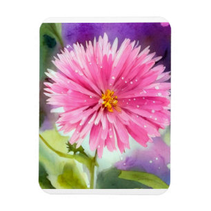 Magnet Flexible Fleur pourpre