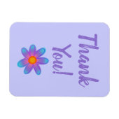 Magnet Flexible Fleur pourpre périphérique (Horizontal)