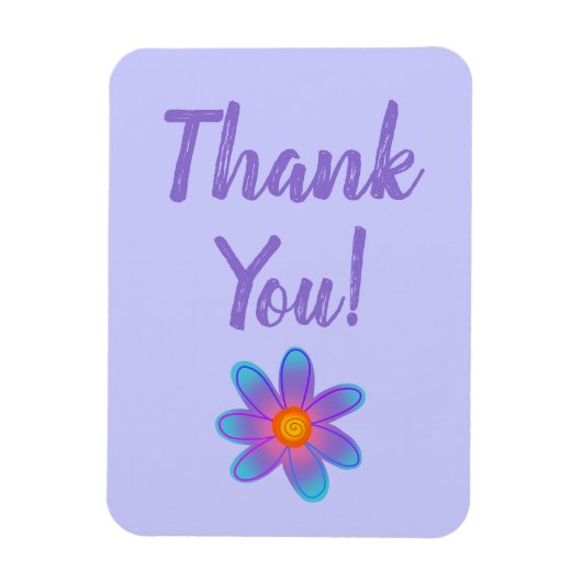 Magnet Flexible Fleur pourpre périphérique (Vertical)