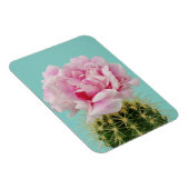 Magnet Flexible Fleur rose Au-Dessus de Spiky Cactus (Côté Droit)