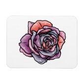 Magnet Flexible Fleur Rose coloré (Horizontal)