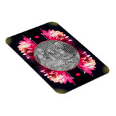 Magnet Flexible Fleur Rouge Dans Le Cadre Sunlight Ajouter Votre P (Côté Droit)