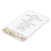Magnet Flexible Fleur sauvage d'été du printemps | Invitation de m (Côté Gauche)
