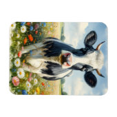 Magnet Flexible Fleur sauvage Holstein Vache laitière flexible (Horizontal)