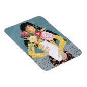 Magnet Flexible Fleur Vase fille (Côté Droit)