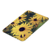 Magnet Flexible fleurie jaune ensoleillé joyeux (Côté Gauche)