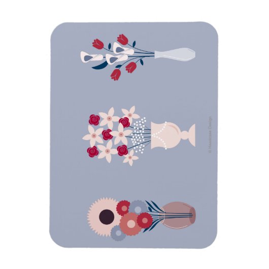 Magnet Flexible Fleurs (Vertical)