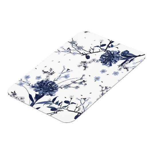 Magnet Flexible Fleurs bleues (Côté Gauche)