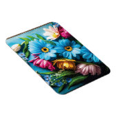 Magnet Flexible Fleurs colorées (Côté Droit)
