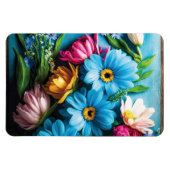 Magnet Flexible Fleurs colorées (Horizontal)