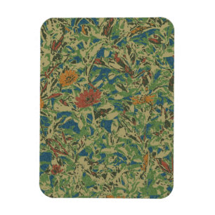 Magnet Flexible Fleurs contre le motif de camouflage de feuille
