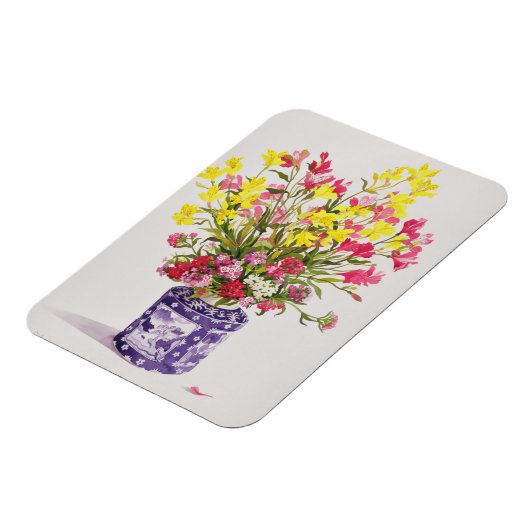 Magnet Flexible Fleurs dans un bocal chinois (Côté Gauche)