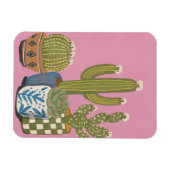 Magnet Flexible Fleurs de cactus rose (Horizontal)