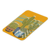 Magnet Flexible Fleurs de cactus vintage (Côté Gauche)
