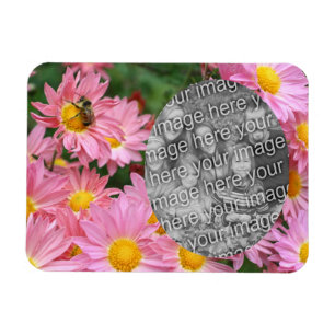 Magnet Flexible Fleurs De Faisceau Et Cadres D'Abeilles De Bumble 